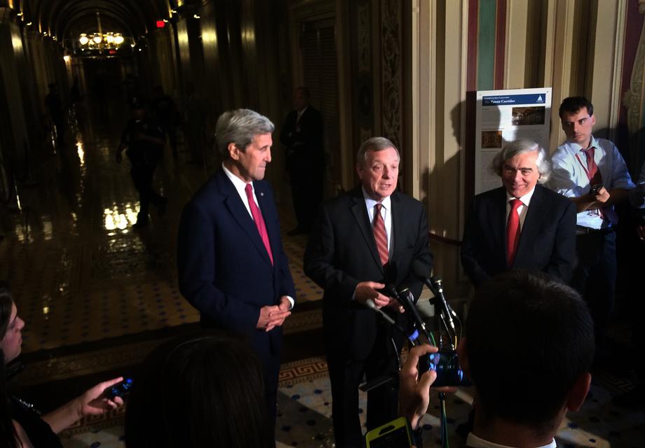 September 9, 2015 - I hosted Secretaries Kerry and Moniz at the Capitol to answer questions on the Iran Nuclear Agreement